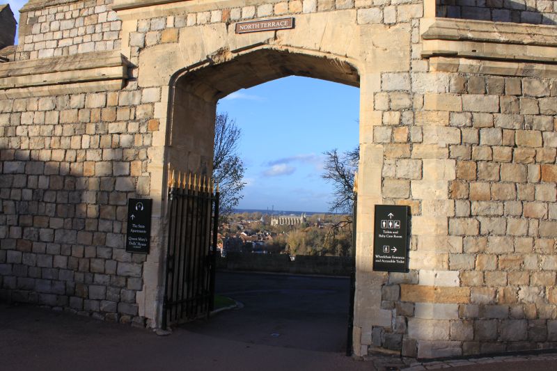 Entry to the North Terrace, Windsor Castle
